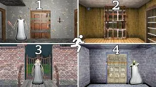 Thumbnail: Granny 1 2 3 4 Escape With All Doors !! Secret Granny Mod - Gameplay Animation (fun mix 26)