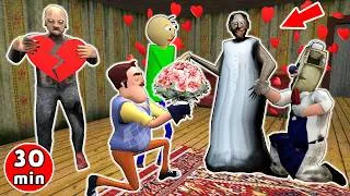 Thumbnail: Ice Scream vs Hello Neighbor vs Baldi loves Granny - funny horror animation (fun mix 23)
