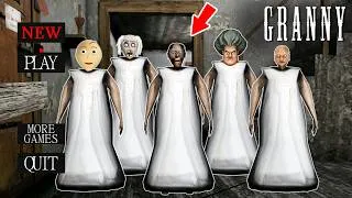 Thumbnail: Playing as Granny vs 5 Granny BUT Other HEAD - Secret Mod - Gameplay Animation (p.19)