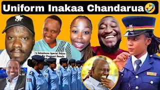 Thumbnail: KENYA SIHAMI🤣KENYANS REACT ON NEW POLICE WOMEN UNIFORM LAUNCHED BY PRESIDENT RUTO🤣TRY NOT TO LAUGH
