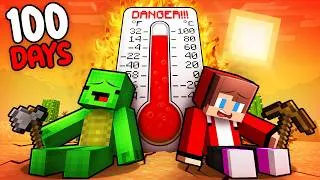 Thumbnail: JJ and Mikey Survive 100 DAYS In The HOTTEST DESERT...
