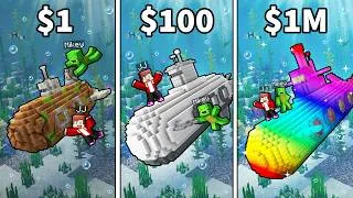 Thumbnail: JJ and Mikey: From POOR To RICH Submarine in Minecraft...