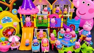 Thumbnail: 62 Minutes Satisfying Unboxing Peppa Pig's House & Playground Toy Set ASMR 🐷 Review Peppa Pig Toys