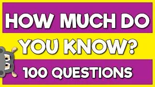 Thumbnail: 100 General Knowledge Questions Only Smart People Can Answer! 🧠🌍