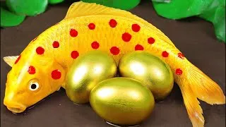 Thumbnail: Stop Motion ASMR | Frog Trap Rescue Colorful Spotted Fish Satisfying Cooking Experiment