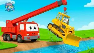 Thumbnail: Dump Truck Song  Learn Construction Vehicles & Helping Each Other  Nursery Rhymes for Kids