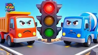 Thumbnail: Construction Vehicles Rescue 🚜 Building a New Road Song for Kids  Street Vehicles & Trucks
