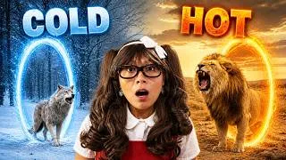 Thumbnail: COLD vs HOT Animals! ❄️🔥 Where Do They Live?