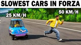 Thumbnail: Top 10 SLOWEST Cars in Forza Horizon 6!