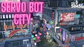 Thumbnail: Stray inspired Stop Motion Build in The Sims 4 🤖 No CC