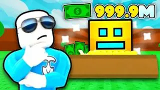 Thumbnail: I REBEAT Sell Lemons, But It's GEOMETRY DASH!? (Roblox) 🍋