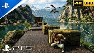 Thumbnail: (PS5) DRAKE TRAIN ASSAULT HELICOPTER ATTACK & CHLOE RESCUE | Chapter 13 - Locomotion [4K 60FPS]