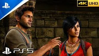 Thumbnail: (PS5) DRAKE & CHLOE BACKTRACK THROUGH RUINS UNDER FIRE | Chapter 10 - Only One Way Out [4K 60FPS]