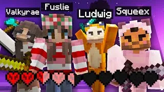 Thumbnail: We Attempted To Beat Hardcore Minecraft With SHARED HEALTH