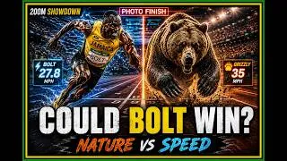 Thumbnail: What If Usain Bolt Raced a Grizzly Bear Over 200 Meters?