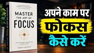 Thumbnail: 👉 अपने काम पर FOCUS कैसे करें? 🎯 | Master the Art of Focus | Hindi Book Summary #focus #mindset 
