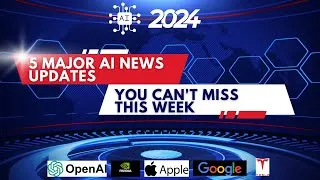 Thumbnail: 5 Major AI News Updates You Can't Miss This Week #ai #ainews #apple #openai #tesla #microsoft #llm