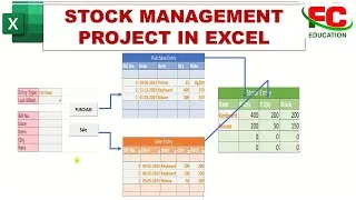 Thumbnail: Stock management project | stock management system project | MS Excel |[HINDI]