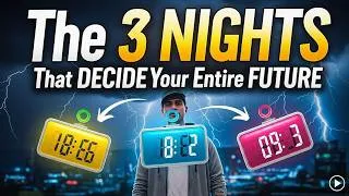 Thumbnail: The 3 NIGHTS That DECIDE Your Entire FUTURE