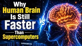 Thumbnail: Why Human Brain Is Still Faster Than Supercomputers | The Science of Parallel Processing #brain 