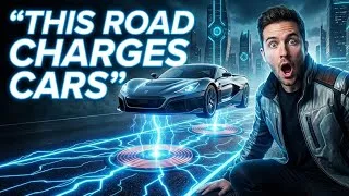 Thumbnail: World’s First Road That Charges Cars While Driving | Wireless Power Explained #science #technology 