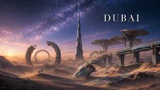Thumbnail: Celestial Fantasy Ambient Music | Burj Khalifa Beyond Time: A Desert Dream Beneath the Star River