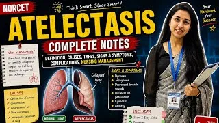Thumbnail: Atelectasis #bscnursing #norcet #sgpgistaffnurse #respiratoryhealth #collapse #exampreparation 