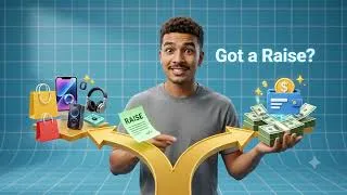 Thumbnail: Save 50% of Your Raise and Build Wealth Faster 💰 | Smart Money Tips for Americans