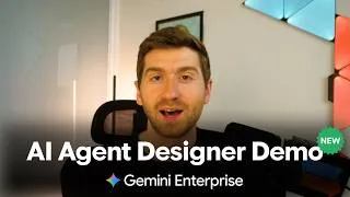 Thumbnail: Agent Designer in Gemini Enterprise (first demo)