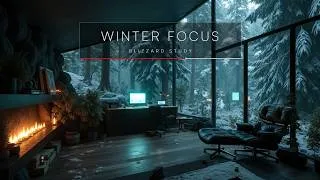 Thumbnail: Winter Deep Focus 2026 ⋅ Snowstorm Ambient & Lofi Chill