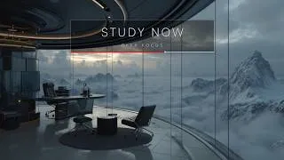 Thumbnail: Winter Deep Focus | Blizzard Study & Snowstorm Ambient ~ Arctic Workspace Frozen Penthouse
