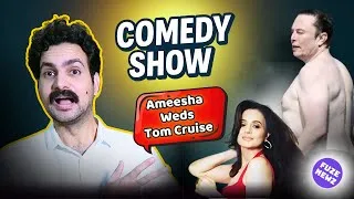Thumbnail: Elon Musk Hates India? Ameesha Loves Tom? Satire Fuze Newz