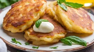 Thumbnail: How to Make Cheesy Potato Pancakes at Home!  | Fuzz & Buzz