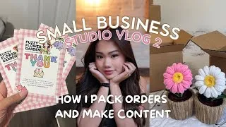 Thumbnail: Behind The Scenes Of My Small Business | Packing Orders and Filming Content 