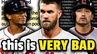 Thumbnail: Bryce Harper CALLED OUT Phillies, It’s Getting UGLY! Red Sox Worst Luck, Guardians TRADE? MLB Recap