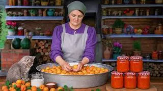 Thumbnail: Making Homemade Apricot Preserves in Our Village