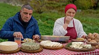 Thumbnail: Making Tender Cheese from Fresh Milk and a Warm Mountain Village Dinner