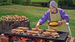 Thumbnail: Juicy Reuben Sandwich and Beef Tacos Cooked in a Mountain Village