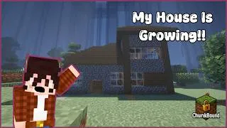 Thumbnail: THE HOUSE EXPANSION!! | Minecraft Chunlocked Episode 3