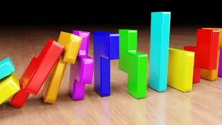 Thumbnail: 10,000 Tetris Blocks Domino Effect!