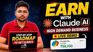 Thumbnail: Earn with Claude AI | High-Income Business Idea (No Investment) | Full Guide 🔥