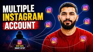 Thumbnail: How to Run Multiple Instagram Accounts SAFELY — No Ban Setup