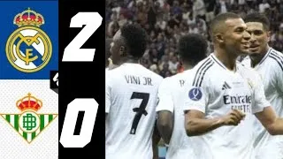 Thumbnail: Real Madrid vs Real Betis 2 - 0 Highlights | Kylian Mbappe GOAL | Liga 24/25