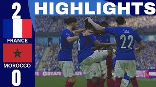 Thumbnail: HIGHLIGHTS | France vs Morocco | FIFA World Cup Quarter Finals | Football Game play