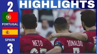 Thumbnail: HIGHLIGHTS | Portugal vs Spain | FIFA World Cup 2026 Round of 16 | Football Gameplay