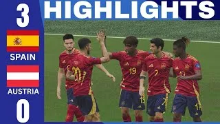 Thumbnail: Highlights | Spain vs Austria FIFA World Cup 2026 Round of 32 | Football Gameplay