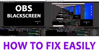 Thumbnail: How to fix OBS display capture BLACK SCREEN error easily