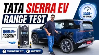 Thumbnail: Tata Sierra EV Range Test - 1000 KM Range In Just 80 Min Charge 🤩