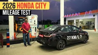 Thumbnail: 2026 Honda City Mileage Test & Review - 27 Km/l ???