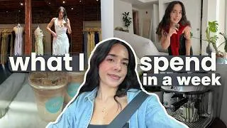 Thumbnail: WHAT I SPEND IN A WEEK 💸 vancouver vlog, meals at home, engagement dress shopping